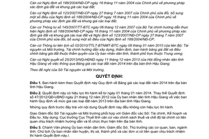 Quyết định 39/2013/QĐ-UBND bảng giá đất 2014 Hậu Giang