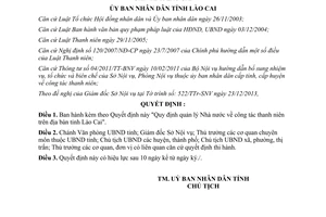 Quyết định 65/2013/QĐ-UBND quản lý nhà nước về công tác Thanh niên Lào Cai