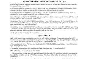 Quyết định 4534/QĐ-BVHTTDL 2013 gia hạn Bảo tàng đưa hiện vật khảo cổ ra nước ngoài nghiên cứu