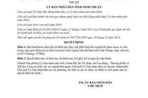 Quyết định 89/2013/QĐ-UBND phối hợp tư vấn giới thiệu trẻ em làm con nuôi nước ngoài Ninh Thuận