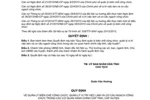 Quyết định 66/2013/QĐ-UBND quản lý biên chế vị trí việc làm cơ cấu ngạch công chức Lào Cai