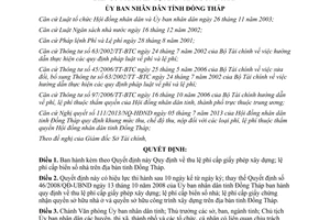 Quyết định 55/2013/QĐ-UBND lệ phí cấp giấy phép xây dựng cấp biển số nhà Đồng Tháp
