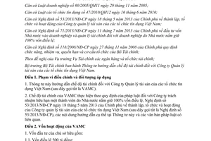 Thông tư 209/2013/TT-BTC hướng dẫn chế độ tài chính Công ty Quản lý tài sản tín dụng