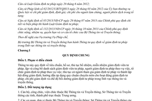 Thông tư 24/2013/TT-BTTTT giám định tư pháp lĩnh vực thông tin truyền thông