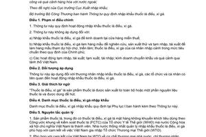 Thông tư 37/2013/TT-BCT nhập khẩu thuốc lá điếu xì gà