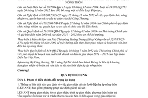 Thông tư liên tịch 32/2013/TTLT-BCT-BTC giao nhận hoàn trả vốn đầu tư lưới điện hạ áp nông thôn