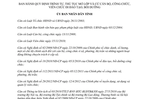 Quyết định 54/2013/QĐ-UBND cán bộ công viên chức đi đào tạo bồi dưỡng tỉnh Bình Phước