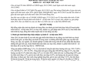 Nghị quyết 12/2013/NQ-HĐND nhiệm vụ phát triển kinh tế xã hội năm 2014 Hưng Yên