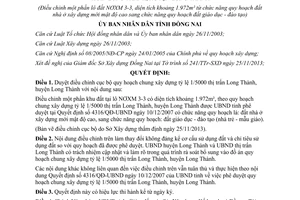 Quyết định 4007/QĐ-UBND năm 2013 duyệt điều chỉnh quy hoạch xây dựng Long Thành Đồng Nai