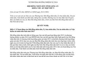 Nghị quyết 131/2013/NQ-HĐND phương hướng nhiệm vụ 2014 Long An