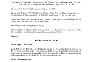 Quyết định 75/2013/QĐ-TTg chế độ chính sách tổ chức cá nhân tìm kiếm quy tập hài cốt liệt sĩ