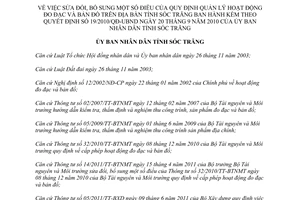 Quyết định 46/2013/QĐ-UBND sửa đổi Quy định quản lý đo đạc bản đồ Sóc Trăng