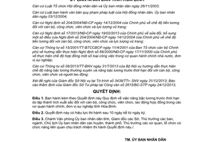 Quyết định 04/2014/QĐ-UBND nâng bậc lương trước thời hạn cán bộ công viên chức Hòa Bình