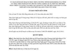 Quyết định 316/QĐ-UBND 2014 nâng cao hiệu quả kinh tế tập thể đến 2020  tầm nhìn 2030 Tây Ninh