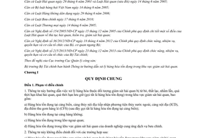 Thông tư 15/2014/TT-BTC xử lý hàng hóa tồn đọng khu vực giám sát hải quan