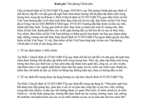 Công văn 02/BHXH-CSXH năm 2014 đề xuất giải quyết vướng mắc trợ cấp nhà giáo QĐ 52/2013