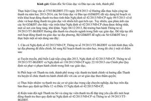 Công văn 78/BGDĐT-TTr năm 2014 điều chỉnh kế hoạch báo cáo thanh tra năm học