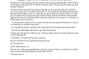 Công văn 21/KHTC năm 2014 góp ý dự thảo TTLT hướng dẫn NĐ 73 tài chính kế toán kiểm toán