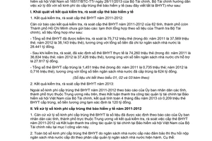 Công văn 549/BTC-HCSN 2014 xử lý kinh phí ngân sách hỗ trợ do cấp trùng thẻ bảo hiểm y tế Bộ Tài chính