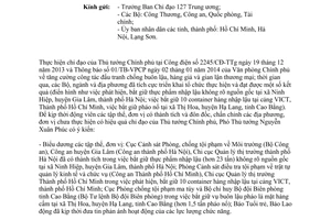 Công văn 312/VPCP-V.I năm 2014 chấn chỉnh tăng cường đấu tranh chống buôn lậu