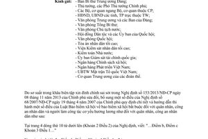 Công văn 12/CP-KTTH 2014 đính chính Nghị định 153/2013/NĐ-CP sửa đổi Nghị định 68/2007/NĐ-CP