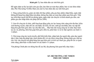 Công văn 446/VPCP-KGVX năm 2014 ngăn chặn vận chuyển trái phép gia cầm thực phẩm phụ gia