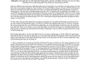 Công văn 179/BNN-TY năm 2014 tăng cường kiểm soát gia cầm sản phẩm gia cầm qua biên giới