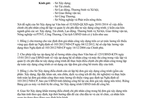 Công văn 327/UBND-KTN 2014 điều chỉnh chi phí nhân công bộ đơn giá xây dựng Bình Định