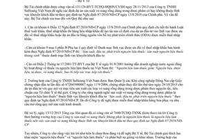 Công văn 1641/BTC-TCHQ năm 2014 xác định lĩnh vực ưu đãi đầu tư