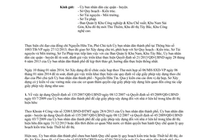 Công văn 898/SXD-CPXD 2014 giải quyết vướng mắc công tác cấp giấy phép xây dựng Hồ Chí Minh