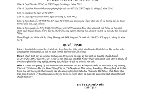 Quyết định 02/2014/QĐ-UBND đầu tư phát triển công nghiệp thương mại du lịch dịch vụ Đắk Nông