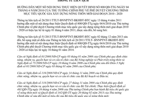 Văn bản hợp nhất 01/VBHN-BNNPTNT năm 2014 xây dựng nông thôn mới giai đoạn 2010 - 2020