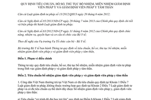 Thông tư 02/2014/TT-BYT tiêu chuẩn hồ sơ thủ tục bổ miễn nhiệm giám định viên pháp y tâm thần
