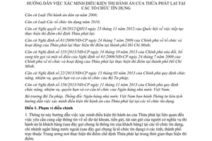 Thông tư liên tịch 03/2014/TTLT-BTP-NHNNVN xác minh điều kiện thi hành án Thừa phát tổ chức tín dụng