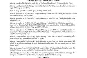 Quyết định 10/2014/QĐ-UBND về phí chợ trên địa bàn tỉnh Kiên Giang