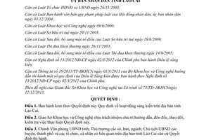 Quyết định số 04/2014/QĐ-UBND hoạt động sáng kiến Lào Cai