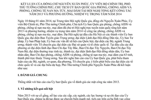 Thông báo 34/TB-VPCP năm 2014 kết luận phòng chống tệ nạn ma túy mại dâm 2013 2014
