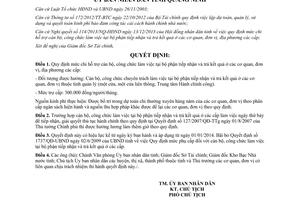 Quyết định 192/QĐ-UBND năm 2014 chi hỗ trợ cán bộ công chức bộ phận tiếp nhận trả kết quả Quảng Ninh