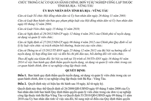 Quyết định 04/2014/QĐ-UBND tuyển dụng sử dụng quản lý viên chức vũng Tàu 2014