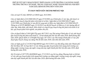 Quyết định 673/QĐ-UBND năm 2014 phát triển trường cao đẳng nghề Hà Nội đến 2020