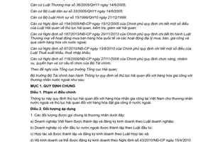 Thông tư 13/2014/TT-BTC thủ tục hải quan hàng hóa gia công thương nhân nước ngoài