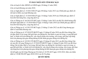 Quyết định 01/2014/QĐ-UBND tiêu thụ vận chuyển khoáng sản tỉnh Bắc Kạn