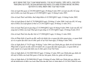 Thông tư 19/2014/TT-BTC thủ tục tạm nhập tái xuất tiêu hủy chuyển nhượng xe ưu đãi miễn trừ tại Việt Nam