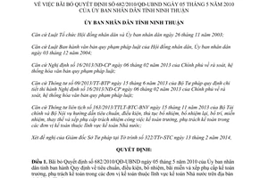 Quyết định 17/2014/QĐ-UBND bãi bỏ 682/2010/QĐ-UBND phụ cấp kế toán trưởng kế toán Ninh Thuận