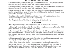 Quyết định 1369/QĐ-BCT năm 2014 phân công nhiệm vụ lãnh đạo Bộ Công thương