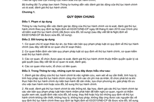 Thông tư 07/2014/TT-BTP đánh giá tác động thủ tục hành chính