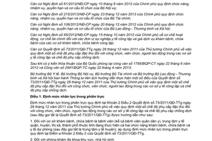 Thông tư liên tịch 10/2014/TTLT-BYT-BNV-BTC-BLĐTBXH phụ cấp nhân viên y tế chống dịch