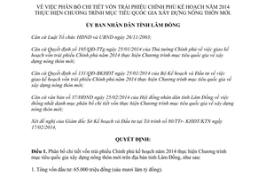 Quyết định 352/QĐ-UBND Chương trình mục tiêu quốc gia xây dựng nông thôn mới