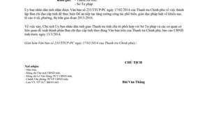 Công văn 23/UBND-VP10 2014 thực hiện 1-1133/2013/QĐ-TTg giáo dục pháp luật khiếu nại tố cáo 2013 2016 Ninh Bình