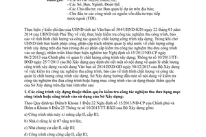 Công văn 96/SXD-QLCL 2014 nghiệm thu công trình đưa vào sử dụng Phú Thọ